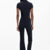 Langer Jumpsuit mit Reißverschluss