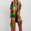 Langer Tartan-Mäntel