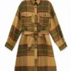 Langer Tartan-Mäntel