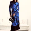 Langes Blumenkleid M. C. Lacroix Langes Blumenkleid M. C. Lacroix