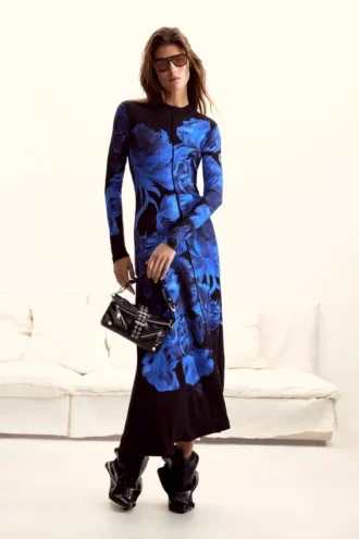 Langes Blumenkleid M. C. Lacroix