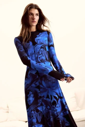 Langes Blumenkleid M. C. Lacroix