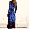 Langes Blumenkleid M. C. Lacroix Langes Blumenkleid M. C. Lacroix