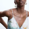 Langes Jeans-Kleid mit Trägern Langes Jeans-Kleid mit Trägern