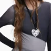 Langes Kleid mit Porträt Langes Kleid mit Porträt