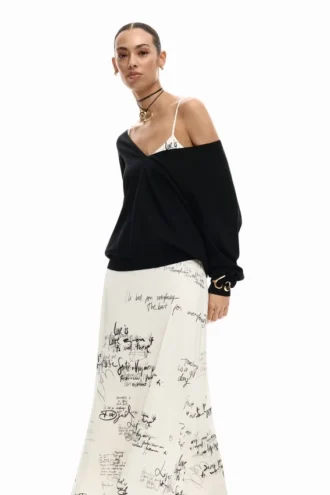 Langes Kombekleid