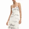 Langes Kombekleid