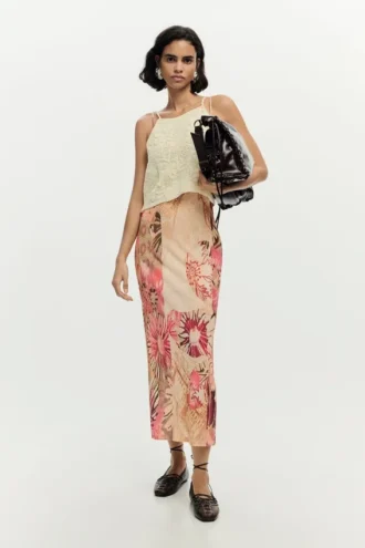 Langes Strickkleid 2 in 1