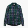 Langärmliges Overshirt mit Karomuster