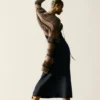 Langärmliges Strickkleid