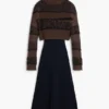 Langärmliges Strickkleid