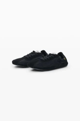 Leder-Sneaker mit Logo