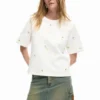 Logo-T-Shirt mit Applikationen Logo-T-Shirt mit Applikationen