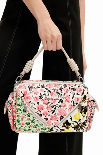 M Canvas-Tasche mit Blumenmuster