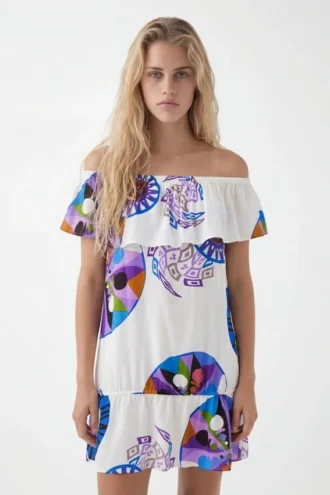 M. Christian Lacroix Kurzes Rüschenkleid