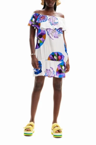 M. Christian Lacroix Kurzes Rüschenkleid