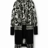 M. Christian Lacroix Oversize-Langstrickjacke M. Christian Lacroix Oversize-Langstrickjacke