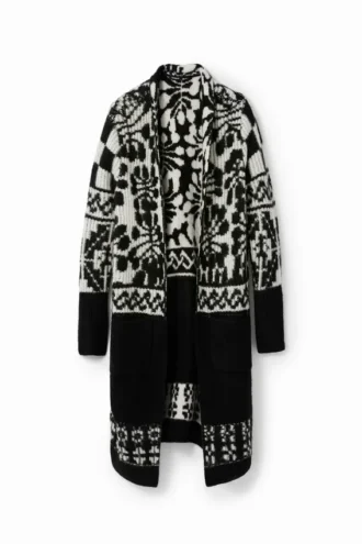 M. Christian Lacroix Oversize-Langstrickjacke