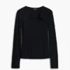 Maitrepierre T-Shirt mit Cut-out-Ausschnitt