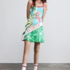 Mehrfarbig bedrucktes Kleid