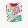 Mehrfarbig bedrucktes T-Shirt Mehrfarbig bedrucktes T-Shirt