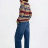 Mehrfarbiger melierter Pullover Mehrfarbiger melierter Pullover
