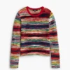 Mehrfarbiger melierter Pullover Mehrfarbiger melierter Pullover