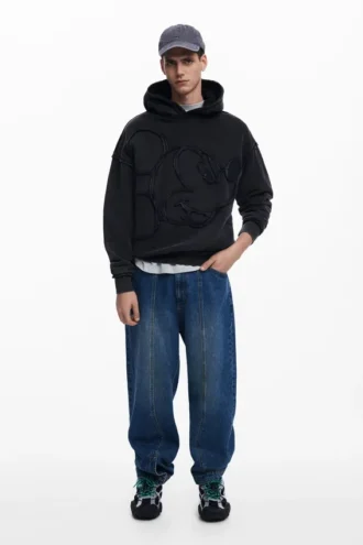 Mickey Mouse™ Sweatshirt mit Aufnäher