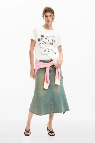 Mickey- und Minnie-Mouse™-Herz-T-Shirt