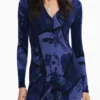 Midi-Kleid mit Blumenmuster Midi-Kleid mit Blumenmuster