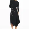 Midi-Kleid mit Blumenmuster Midi-Kleid mit Blumenmuster