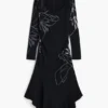 Midi-Kleid mit Blumenmuster Midi-Kleid mit Blumenmuster