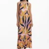 Midi-Kleid mit Crinkle-Effekt Midi-Kleid mit Crinkle-Effekt