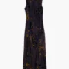Midi-Kleid mit Flockdruck Midi-Kleid mit Flockdruck
