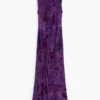 Midi-Kleid mit Flockdruck Midi-Kleid mit Flockdruck