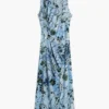 Midi-Kleid mit Flockdruck Midi-Kleid mit Flockdruck
