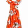 Midi-Kleid mit Gänseblümchen-Rüschen Midi-Kleid mit Gänseblümchen-Rüschen