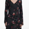 Midi-Kleid mit Karomuster Midi-Kleid mit Karomuster