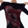 Midi-Kleid mit Pixel-Print