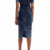 Midi-Kleid mit Reißverschluss Midi-Kleid mit Reißverschluss