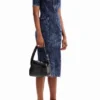 Midi-Kleid mit Reißverschluss Midi-Kleid mit Reißverschluss
