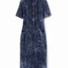 Midi-Kleid mit Reißverschluss Midi-Kleid mit Reißverschluss
