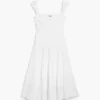 Midi-Kleid mit Stickerei Midi-Kleid mit Stickerei