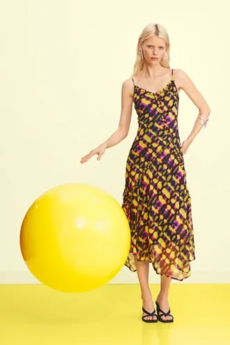 Midi-Kleid mit Trägern