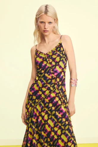 Midi-Kleid mit Trägern