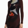 Midi-Kleid mit verschiedenen Tragevarianten Midi-Kleid mit verschiedenen Tragevarianten