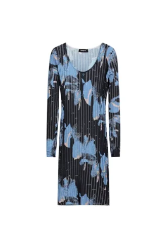 Midi-Plisseekleid