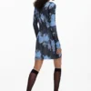 Midi-Plisseekleid