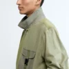 Militärjacke mit Taschen