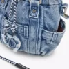 Mini-Umhängetasche aus Denim Mini-Umhängetasche aus Denim